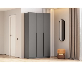 Шкаф 3-х створчатый "ШК-5" 1200 Графит (SV-Мебель)